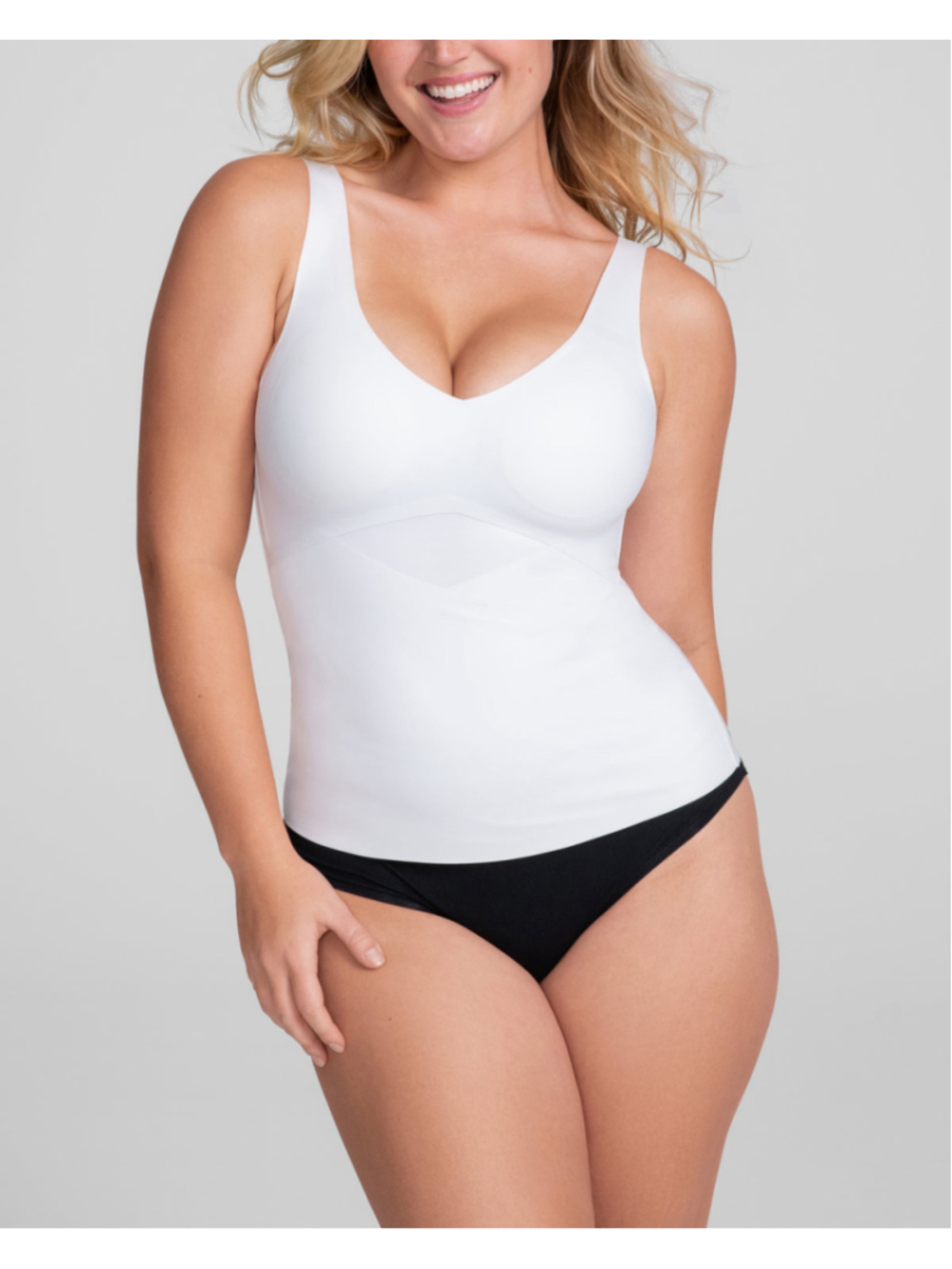 Honeylove LiftWear Shaping Tank White XL No Pads